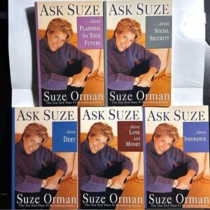 🆕 Set of 5 ‘Ask Suze' Book Collection by Financial Advisor & Author Suze Orman
